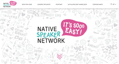 Desktop Screenshot of nativespeakernetwork.com